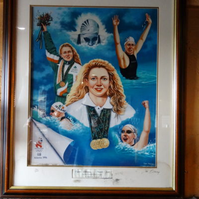 Michelle Smith was an Olympic gold medalist Irish swimmer.